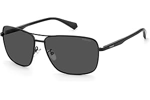 Polaroid Zonnebril 2119 807 M9 zwart gepolariseerde glazen, Zwart, Large