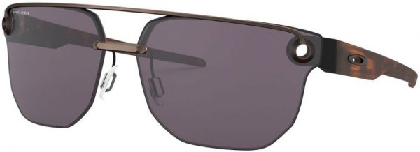 Zonnebril Oakley Chrystl voor Heren in de kleur Bruin met Prizm Grey gekleurde glazen