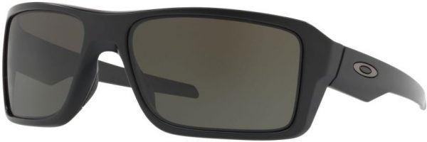 Zonnebril Oakley Double Edge voor Heren in de kleur Zwart met Dark Grey gekleurde glazen