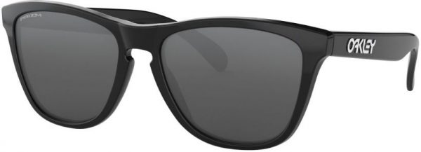 Zonnebril Oakley Frogskins voor Heren in de kleur Zwart met Prizm Black gekleurde glazen