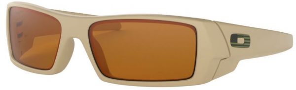 Zonnebril Oakley Gascan voor Heren in de kleur Bruin met Bronze gekleurde glazen