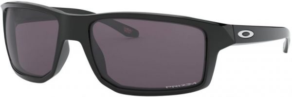 Zonnebril Oakley Gibston voor Heren in de kleur Zwart met Prizm Grey gekleurde glazen