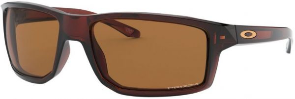 Zonnebril Oakley Gibston voor Heren in de kleur Rood met Prizm Bronze gekleurde glazen