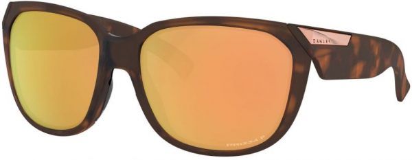 Zonnebril Oakley Rev Up voor Dames in de kleur Bruin met Prizm Rose Gold Polarized gekleurde glazen