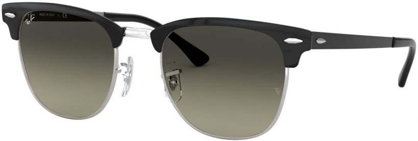 Ray ban hot sale clubmaster black silver