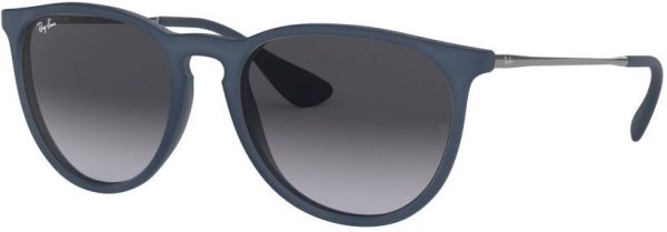 Zonnebril Ray-Ban® Erika voor Heren, Dames in de kleur Blauw met Grey Gradient gekleurde glazen