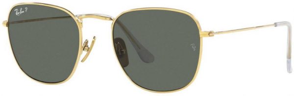 Zonnebril Ray-Ban® Frank voor Heren in de kleur Goud met Green - Polar gekleurde glazen