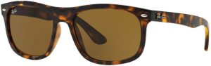 Zonnebril Ray-Ban®  voor Heren in de kleur Bruin met Dark Brown gekleurde glazen