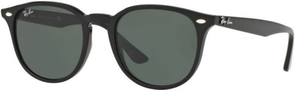 Zonnebril Ray-Ban®  voor Heren, Dames in de kleur Zwart met Green gekleurde glazen