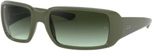 Zonnebril Ray-Ban®  voor Heren, Dames in de kleur Groen met Green Gradient Dark Green gekleurde glazen