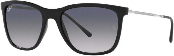 Zonnebril Ray-Ban®  voor Heren, Dames in de kleur Zwart met Blue Gradient Blue Polar gekleurde glazen