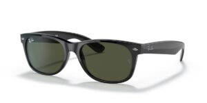 Koffie Ray-Ban RB2132 901 Heren Zonnebril - Zwart/Groen