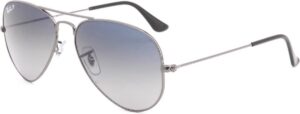 Koffie Ray-Ban RB3025 004/78 - Aviator (Gradient) - zonnebril - Staalgrijs / Blauw / Grijs Gradiënt - Gepolariseerd - 55mm