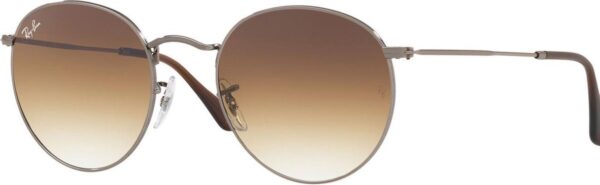 Koffie Ray-Ban Round Metal Gunmetal Zonnebril 0RB3447N 004/51 53 - Grijs